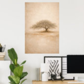Ancient Oak | Southern Oak Tree Wall Art | Poster ポスター (ホームオフィス)