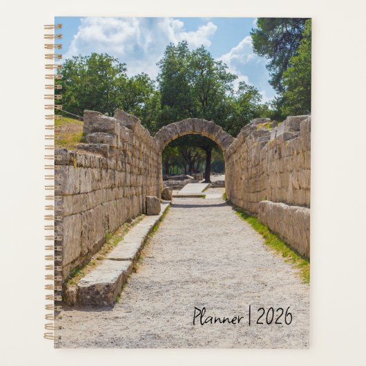 Ancient Olympia Greece 2026 Planner – Birthplace  プランナー手帳 (正面)