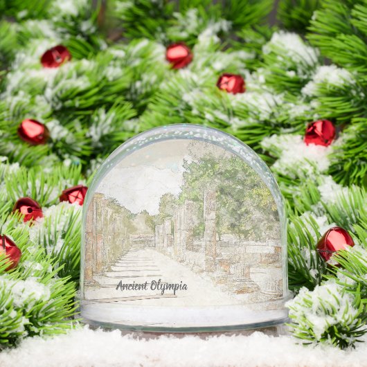 Ancient Olympia Greece Snow Globe – Historic  (クリスマス)
