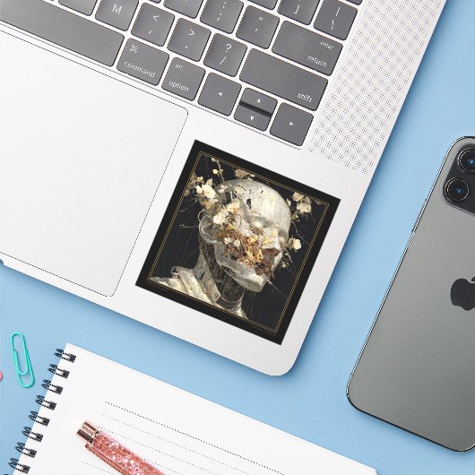 Ancient One — Gothic Fine Art シール (ノートパソコンとiPhone)