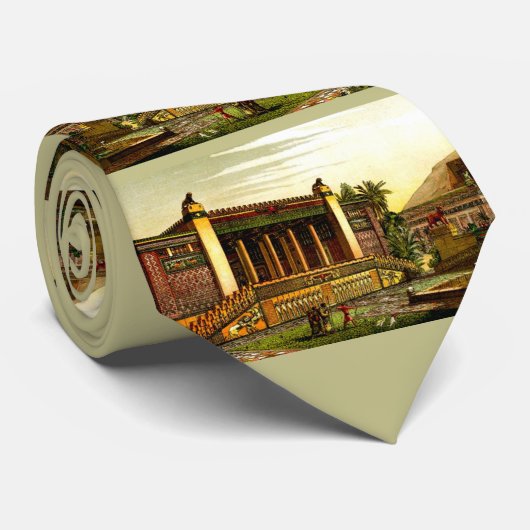 ancient Persepolis print  ネクタイ (ロール)