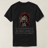 Ancient Roman Legionary Helmet  Aurelian  Restitut Tシャツ (デザイン正面)