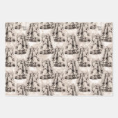 Ancient Rome Elegant Antique Collages ラッピングペーパーシート (正面)