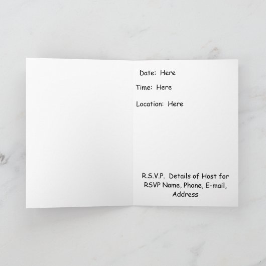 Ancient Rome Graduation Invitation Classical Rome 招待状 (内部)