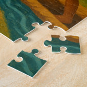 Ancient Shaduf Sacred Puzzle Blue Green ジグソーパズル (側面)