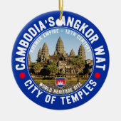 Ancient Temples of Cambodia – Angkor Wat セラミックオーナメント (正面)