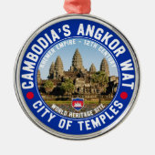 Ancient Temples of Cambodia – Angkor Wat メタルオーナメント (正面)