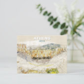 Ancient Theater of Athens Greece ポストカード (スタンド正面)