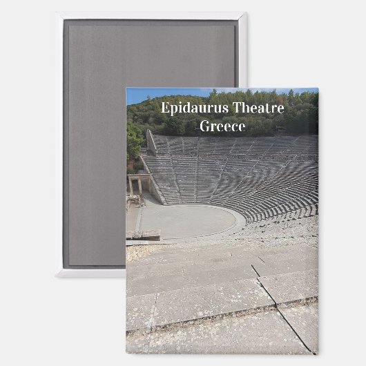 Ancient Theatre of Epidaurus Greece Magnet マグネット (正面/裏面)
