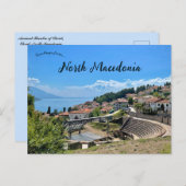 Ancient Theatre of Ohrid North Macedonia ポストカード (正面/裏面)
