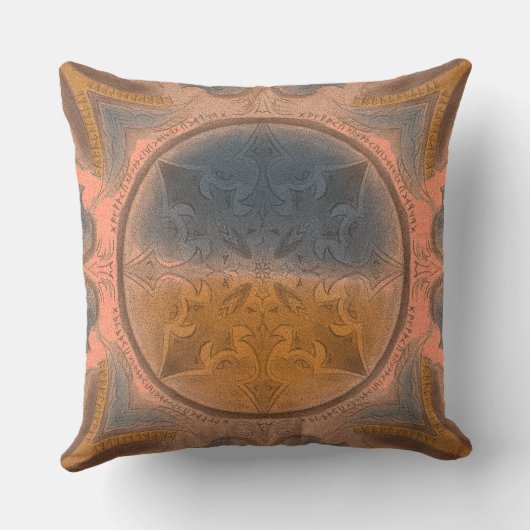 Ancient Throw Pillow クッション (裏面)