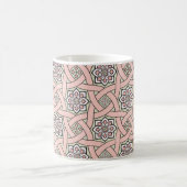 Ancient tile ornamental background, seamless patt コーヒーマグカップ (中央)