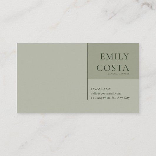 Ancient Tree Forest Archway Rustic Landscape 名刺 (裏面)