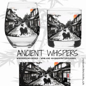 ANCIENT WHISPERS チャウチャウ ステムなしワイングラス