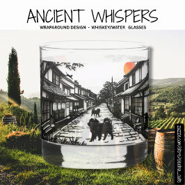 ANCIENT WHISPERS Chow water rocks glass ウイスキーグラス