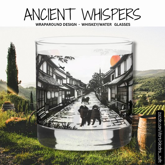 ANCIENT WHISPERS Chow water rocks glass ウイスキーグラス