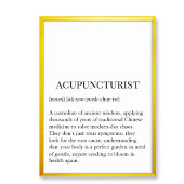 Ancient Wisdom Acupuncture Wall Art Wall Chart ポスター