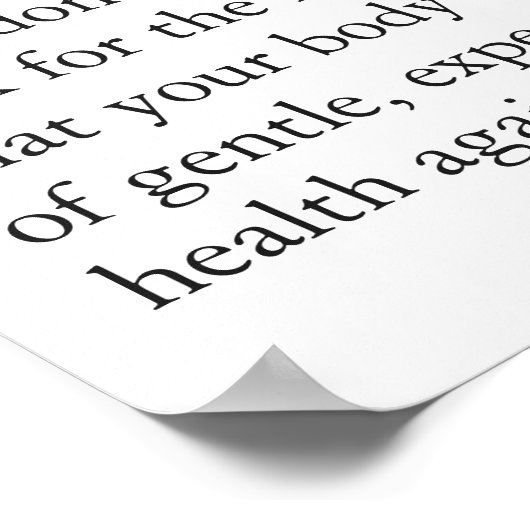 Ancient Wisdom Acupuncture Wall Art Wall Chart ポスター (角)