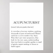 Ancient Wisdom Acupuncture Wall Art Wall Chart ポスター (正面)