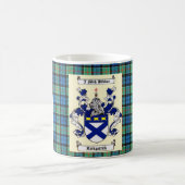 AncientColquhounのタータンチェックのKirkpatrickの頂上 コーヒーマグカップ (中央)