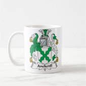 Ancketillの家紋 コーヒーマグカップ (左)