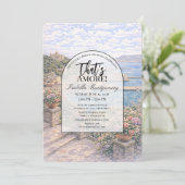 Ancona Italian Themed Bridal Shower 招待状 (スタンド正面)