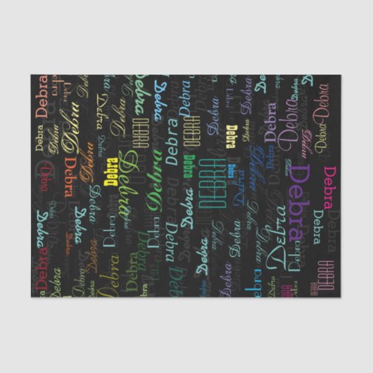 Andカラフルをパーソナライズされた作成する 薄葉紙 (正面)