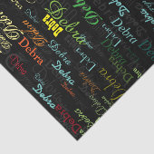 Andカラフルをパーソナライズされた作成する 薄葉紙 (詳細)