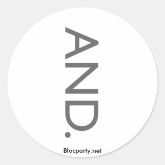 ANDスタンプ ラウンドシール