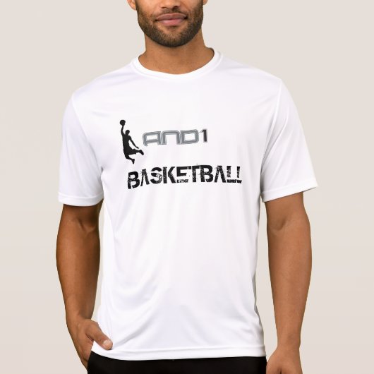 And1バスケットボールの綿のTシャツ Tシャツ (正面)