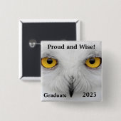 AND 誇りを持った WISE GRADUATEボタン 缶バッジ (正面&裏面)