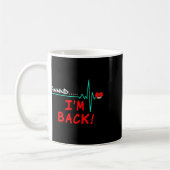 And Back Open Heart Surgery Heart Transplant Gift  コーヒーマグカップ (左)