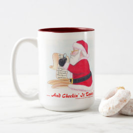 And Checkin' It Twice ツートーンマグカップ