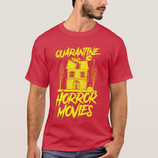 And Horror Movies Haunted Spooky Funny Halloween f Tシャツ (正面)