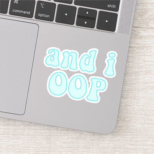 And i oop - VSCOガールズ引用文 シール (詳細)
