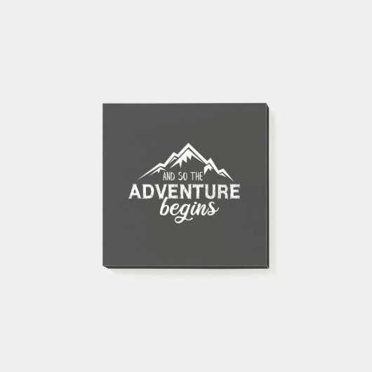 and so the adventures beigns ポストイット (正面)