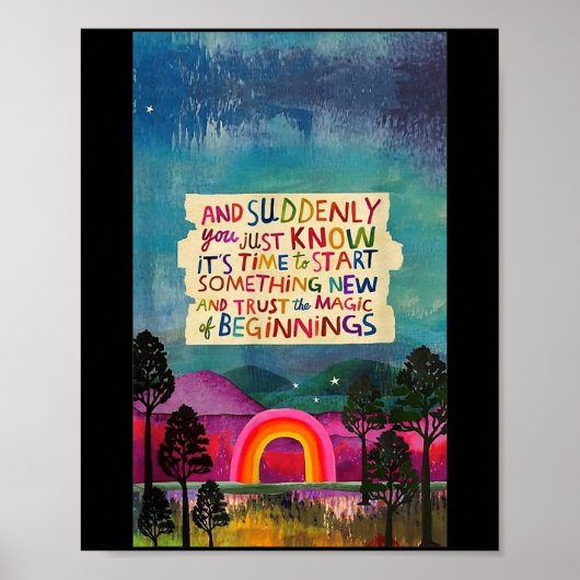 And Suddenly You Just Know It's Time To Start Soin ポスター (正面)