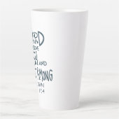 And the Word became Flesh カフェラテマグ (正面)