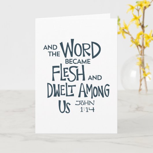 And the Word became Flesh カード (黄色い花)