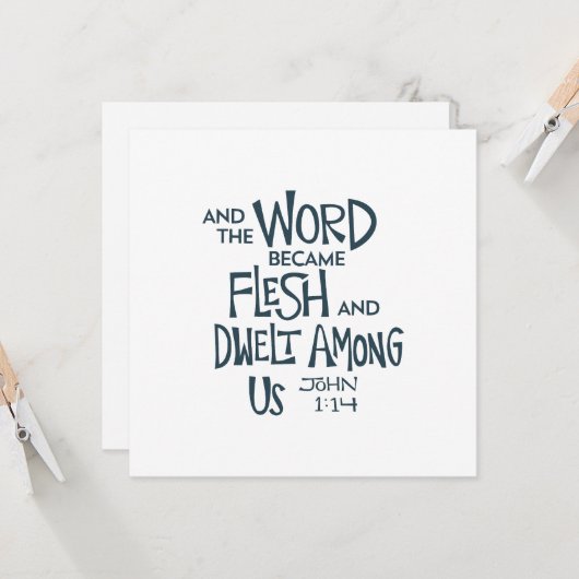 And the Word became Flesh カード (正面/裏面インサイチュ)