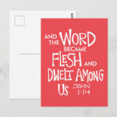 And the Word became Flesh ポストカード (正面/裏面)