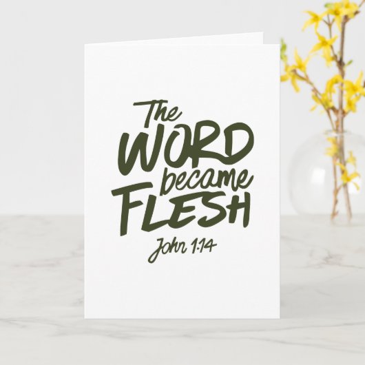 And the Word became Flesh 2 カード (黄色い花)