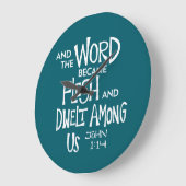 And the Word became Flesh 2 ラージ壁時計 (傾斜)
