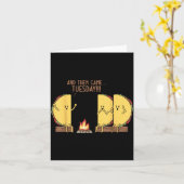 And Then Came Tuesday Funny Tacos Y Story Design  カード (黄色い花)
