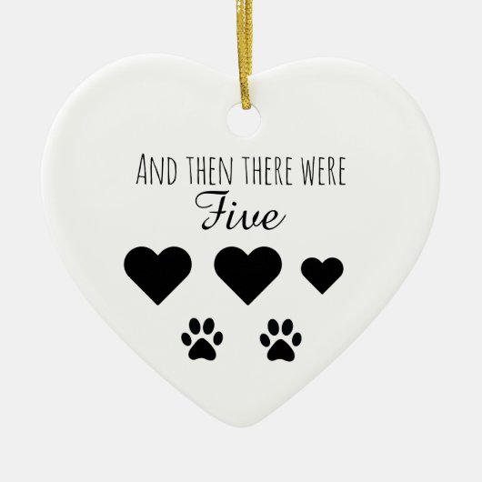 And then there were Five セラミックオーナメント (正面)