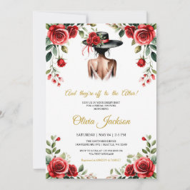 And They’re Off to the Altar! Derby Theme  招待状