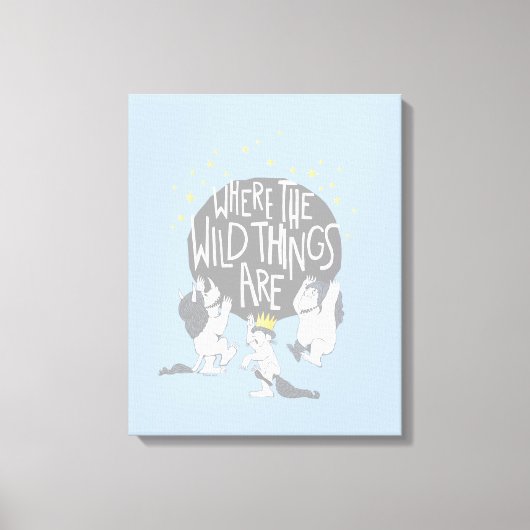 And they Roared Their Terrible Roars! キャンバスプリント (正面)