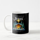 And Thou Shalt Call His Name Jesus Nativity Christ コーヒーマグカップ (左)