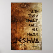 And Thou Shalt Call ... Jeshua (Scripture: Luke 1: ポスター (正面)
