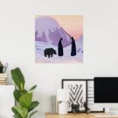 “And We Do Not Fear” by Nicholas Roerich ポスター (ホームオフィス)